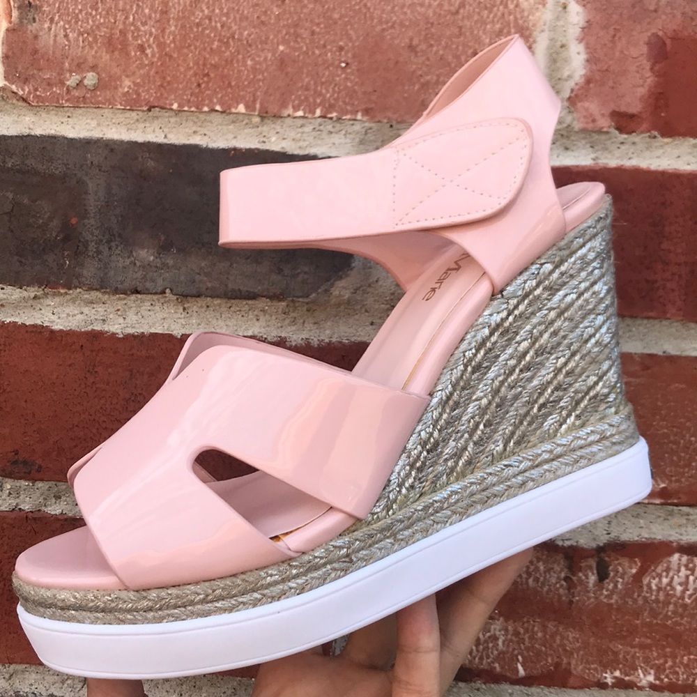 Pink Wedge Heels